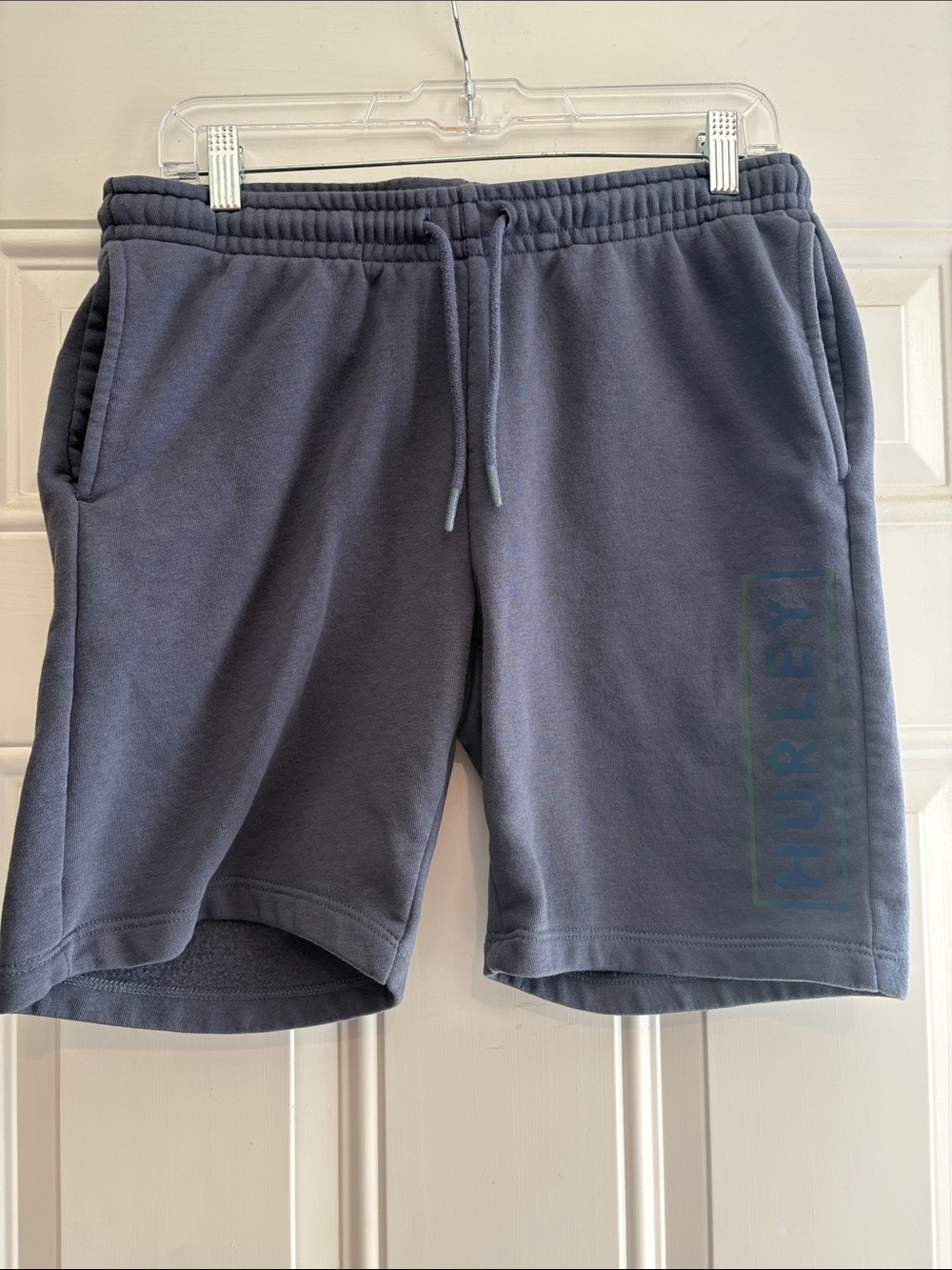 Hurley Men's Slate Gray Drawstring Athletic Shorts